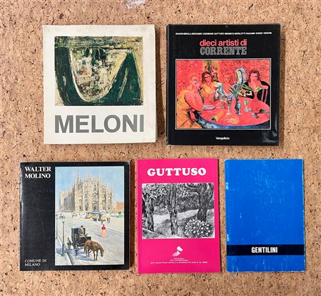 ARTE ITALIANA DEL DOPOGUERRA - Lotto unico di 5 cataloghi