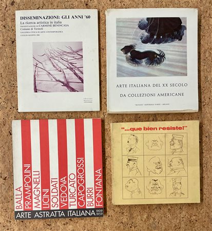 COLLETTIVE D'ARTE - Lotto unico di 4 cataloghi