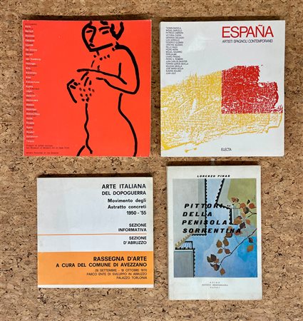 COLLETTIVE D'ARTE ITALIANA E INTERNAZIONALE - Lotto unico di 4 cataloghi