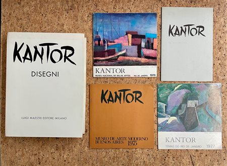 MANUEL KANTOR - Lotto unico di 6 cataloghi