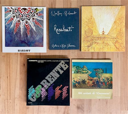 ARTE ITALIANA DEL DOPOGUERRA - Lotto unico di 5 cataloghi