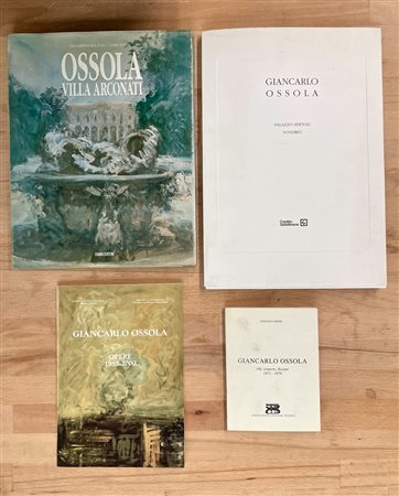 GIANCARLO OSSOLA - Lotto unico 4 cataloghi
