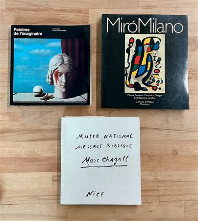 MARC CHAGALL E JOAN MIRÓ - Lotto unico di 2 cataloghi