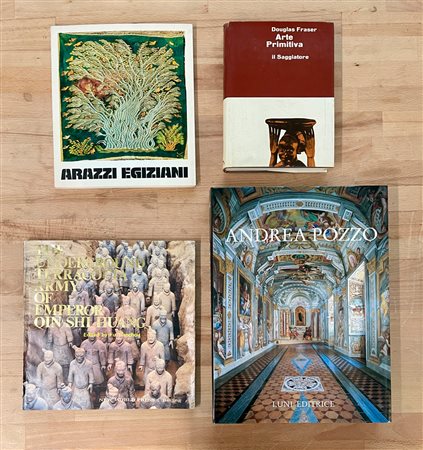 ANDREA POZZO - Lotto unico di 4 cataloghi