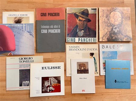 ARTE ITALIANA E INTERNAZIONALE DEL DOPOGUERRA - Lotto unico di 12 cataloghi