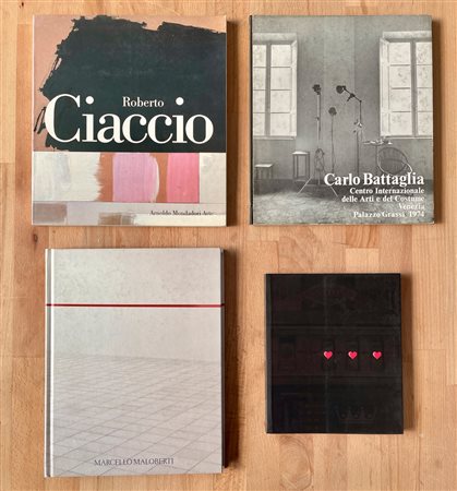 ARTISTI ITALIANI CONTEMPORANEI - Lotto unico di 4 cataloghi