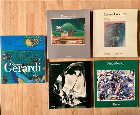 ARTE CONTEMPORANEA ITALIANA - Lotto unico di 5 cataloghi
