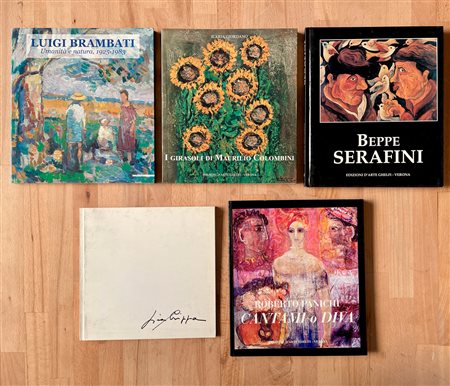 ARTE ITALIANA CONTEMPORANEA E DEL DOPOGUERRA - Lotto unico di 5 cataloghi