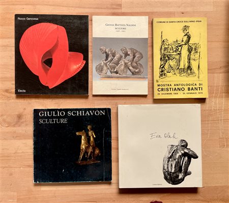 PITTORI E SCULTORI DI FIGURAZIONE - Lotto unico di 5 cataloghi