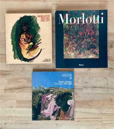 ENNIO MORLOTTI - Lotto unico di 3 cataloghi