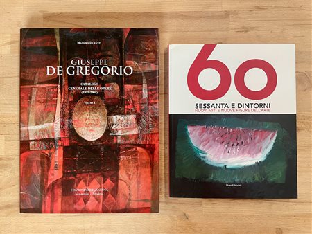 GIUSEPPE DE GREGORIO E ARTE DEGL ANNI '60 - Lotto unico di 2 cataloghi