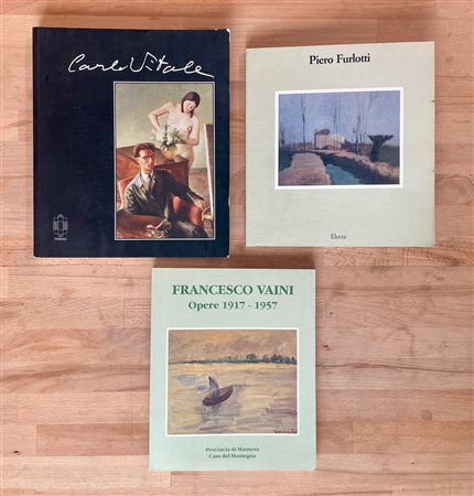 CARLO VITALE, PIERO FURLOTTI E FRANCESCO VAINI - Lotto unico di 3 cataloghi