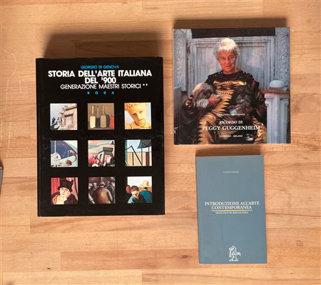MANUALI D'ARTE MODERNA E CONTEMPORANEA - Lotto unico di 3 cataloghi