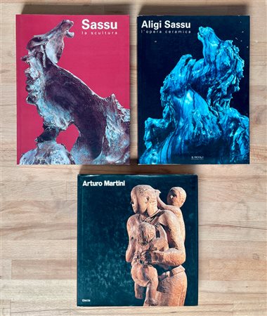 ALIGI SASSU E ARTURO MARTINI - Lotto unico di 3 cataloghi