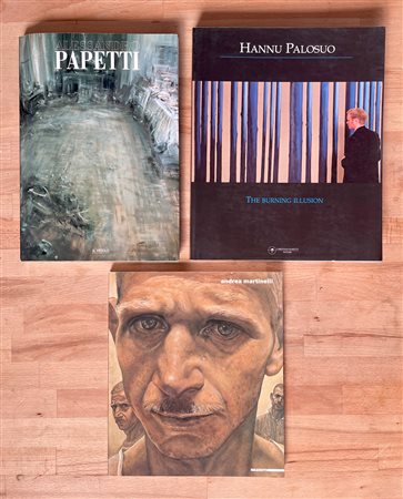 ALESSANDRO PAPETTI, ANDREA MARTINELLI E HANNU PALOSUO - Lotto unico di 3 cataloghi