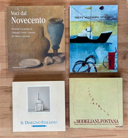 COLLETTIVE D'ARTE MODERNA E DEL DOPOGUERRA - Lotto unico di 4 cataloghi