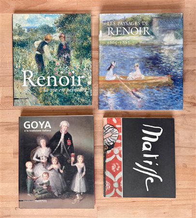 RENOIR, GOYA E MATISSE - Lotto unico di 4 cataloghi