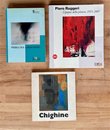 ALFREDO CHIGHINE, PIERO RUGGERI E PIERLUIGI LAVAGNINO - Lotto unico di 3 cataloghi