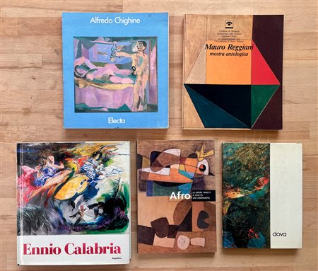 ARTE ITALIANA ASTRATTA E INFORMALE DEL DOPOGUERRA - Lotto unico di 5 cataloghi