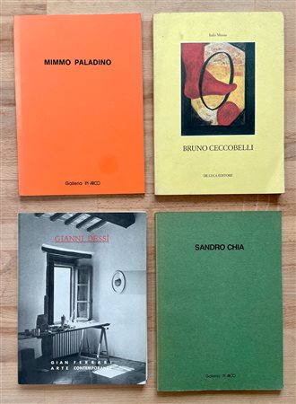 TRANSAVANGUARDIA E SCUOLA DI SAN LORENZO - Lotto unico di 4 cataloghi