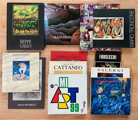 ARTE ITALIANA DEL XX SECOLO - Lotto unico di 12 cataloghi