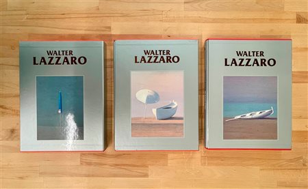 WALTER LAZZARO - Lotto unico di 3 volumi del catalogo generale delle opere