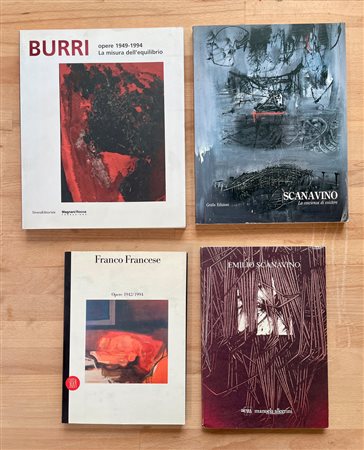 ARTE INFORMALE ITALIANA - Lotto unico di 4 cataloghi