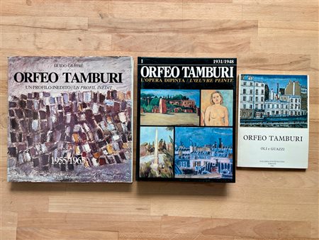 ORFEO TAMBURI  - Lotto unico di 3 cataloghi