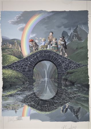 Innocenti Roberto (n. 1940) - L'accidentato viaggio - tavola di copertina.