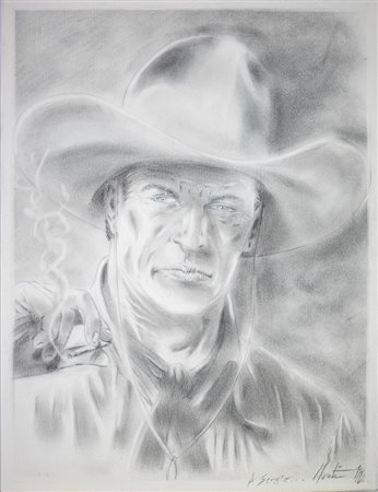 Montanaro Monti Antonio (n. 1958) - Tex ritratto.