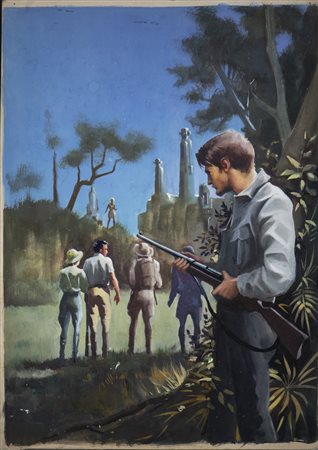 Angiolini Sandro (1920 - 1985) - Illustrazione per copertina .