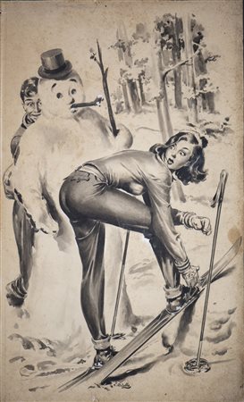 Ciriello Averardo (1918 - 2016) - Copertina per la rivista 7Sette.