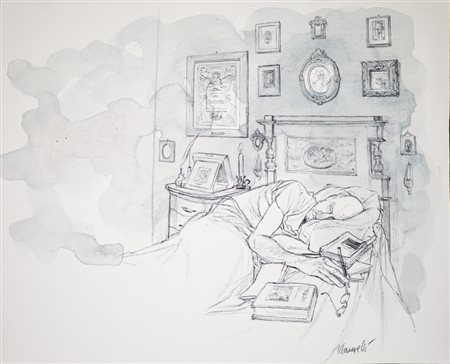 MANNELLI RICCARDO - ritratto dello scrittore PAOLO RUMIZ.