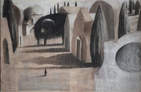 Gubellini Matteo (n. 1972) - Nel cimitero.