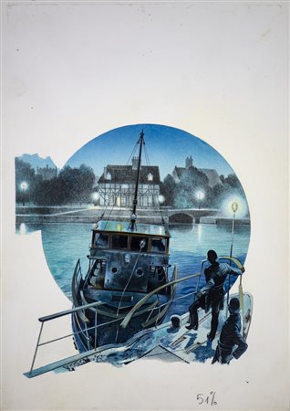 Rizzato Sergio (1936 - 2025) - La taverna sul Tamigi.