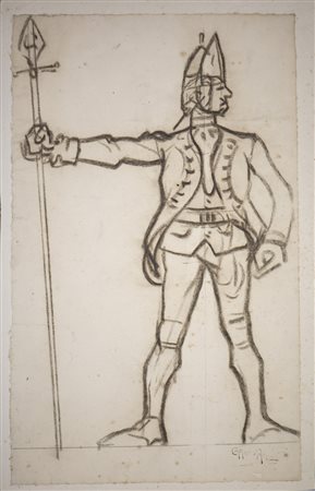 D'Ache Caran (1858 - 1909) - Scena Militare.