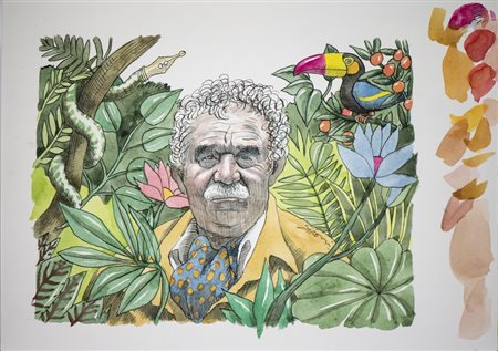 Sironi Fabio (n. 1956) - Gabriel Garcia Marquez.