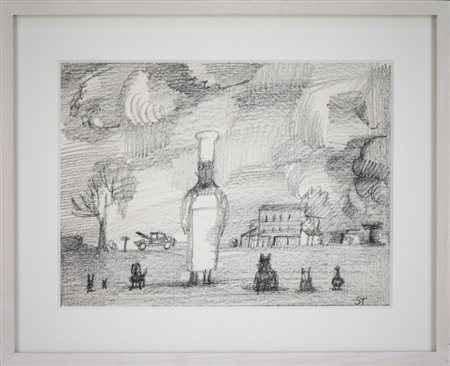 STEINBERG SAUL (1914 - 1999) - Il cuoco.