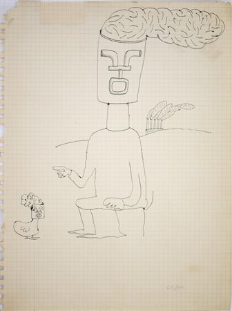 COPI (1939 - 1987) - Disegno "Cocaine".