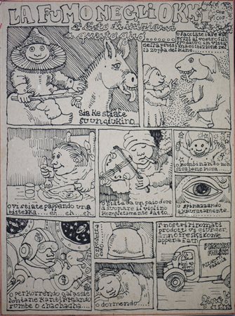 Guarnaccia Matteo (1954 - 2002) - La fumo negli occhi.