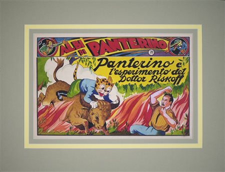  - Copertina de Gli albi di Panterino n 70 Periodo bellico.