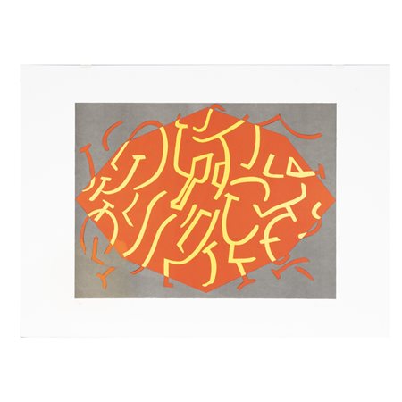 Carla Accardi Trapani 1924 - Roma 2014 55,5x75 cm. "Senza titolo", acquaforte...