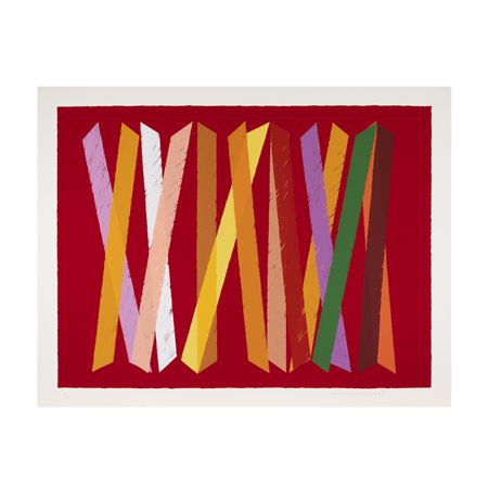 Piero Dorazio Roma 1927 - Perugia 2005 71x91 cm. "Amici colori II", 2002,...