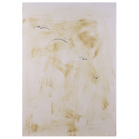 Artista italiano XX Sec. 100x70 cm. "Senza titolo", tecnica mista su...