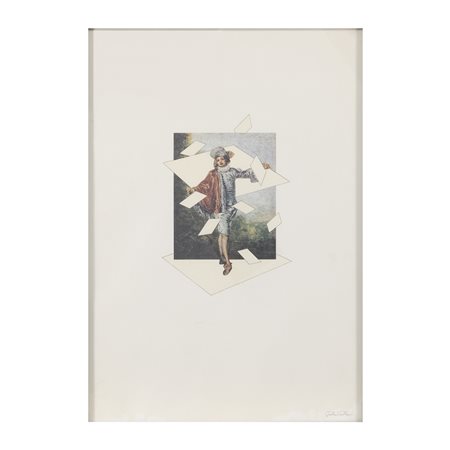 Giulio Paolini Genova 1940 47,5x33,5 cm. "Les Fausses Condifences", 1983,...