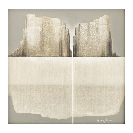 Agueda Lozano Ciudad Cuauhtémoc 1944 40x40 cm. "Senza titolo", 1998, tecnica...