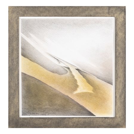 Agueda Lozano Ciudad Cuauhtémoc 1944 26x26 cm. "Senza titolo", 1992, tecnica...