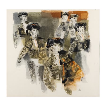 Roc Riera Rojas Barcellona 1913 - Castelldefels 1992 45x48 cm. "La...