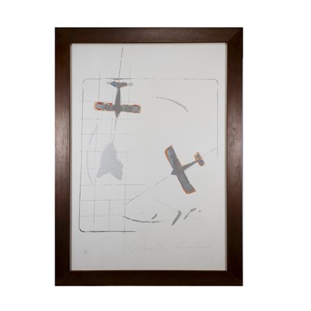 Giosetta Fioroni Roma 1932 100x70 cm. "Senza titolo", litografia, es. 51/100,...