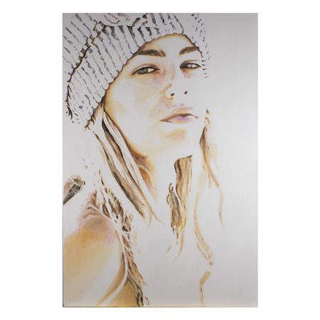 Alexandra Schaffer Vienna 1971 120x80 cm. "Blanche", 2024, acrilico su tela,...